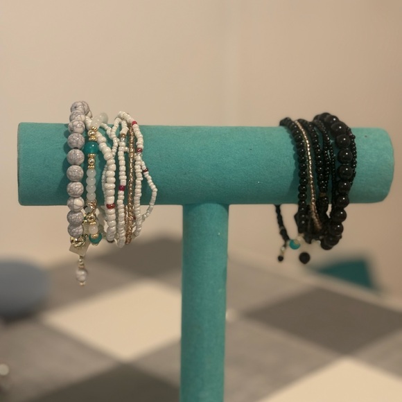 Bohemian Stackable Beaded Bracelets - Picture 3 of 5